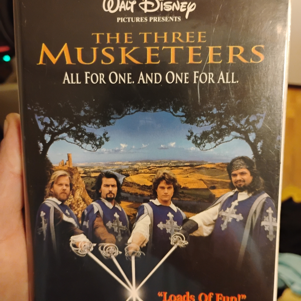 Disney The Three Musketeers VHS